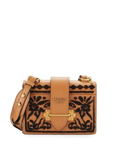 prada cahier embroidered shoulder bag|prada adjustable shoulder handbags.